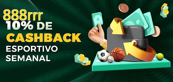 10% de bônus de cashback na 888rrr