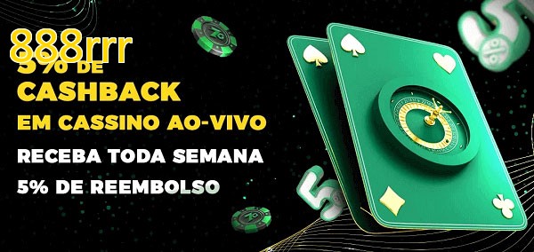 Promoções do cassino ao Vivo 888rrr